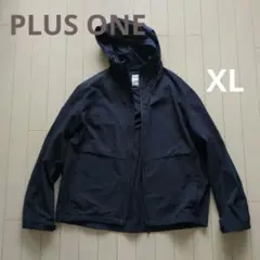 PLUS ONE 　ストレッチナイロンパーカー　XL