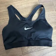 Nike DRI-FIT ブラック スポーツブラ M