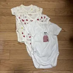 ユニクロボディスーツ 3枚セット 60サイズ