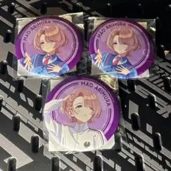 famくじ 学園アイドルマスター 缶バッジ 有村麻央