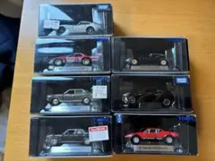トミカリミテッド 9台セット マークII セリカ 2000GT-R シビック等