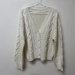 カーディガン　Mサイズ　白