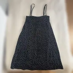 ドット柄キャミワンピース