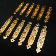 仏壇金具 金具 仏具 未使用 本金メッキ金具 仏壇用 趣味用 表丁番 7060