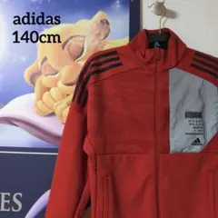adidas アディダス ジャケット 140cm レッド 部活用部着