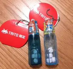 タイトー限定　ミニチュアキーホルダー　ヨーグレット　ミニチュア　まとめ売り 3点セット】ミニチュア ハイレモン ヨーグレット キーホルダー