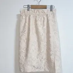 MIIA ピンクレースタイトスカート 美品 フェミニン 綺麗め