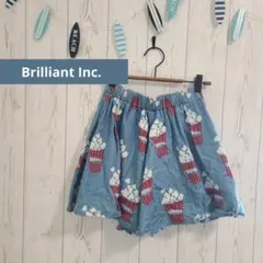 Brilliant Inc. ポップコーン柄 スカート フリーサイズ