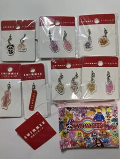 SWIMMER キャラクター チャームセット ポーチ付き