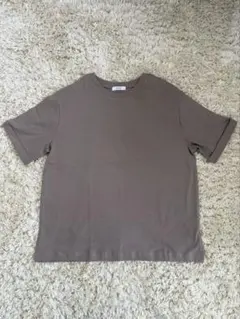 【新品未使用】a.v.v 半袖Tシャツ Sサイズ ベージュ コットン100%