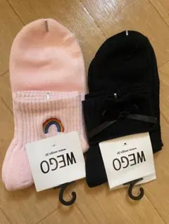 WEGO リボン付きソックスセット 23-25cm 靴下セット