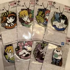 ジョジョの奇妙な冒険　黄金の風　一番くじ K賞ラバーストラップコンプリートセット