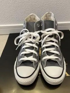 【美品】converse/23cm/ハイカット/グレー
