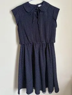 dazzlin ドットレトロワンピース