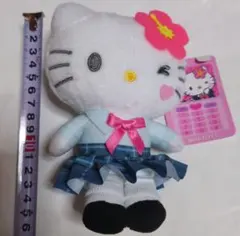 ハローキティ　制服　マスコットポーチ　サンリオ