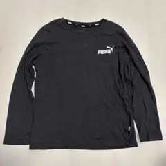 PUMA ブラック 長袖カットソー 140