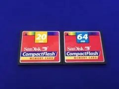 C310SanDisk CompactFlash CFカード 20MB 64MB