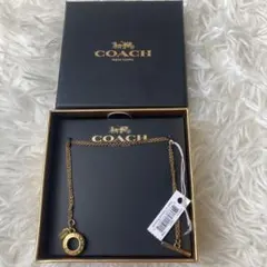 COACH コーチ F54515 ネックレス サークル ゴールド タグ付き