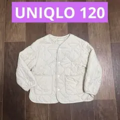 週末お値下げ中！UNIQLO ウォームパテッドウォッシャブルカーディガン 120