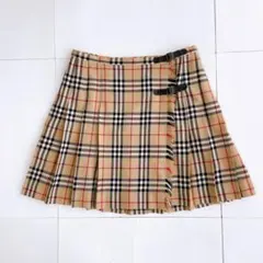 BURBERRY BLUE LABEL ノバチェック プリーツスカート - メルカリ