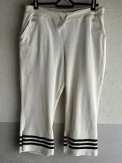 《adidas》スウェットパンツ　七分丈　Ｍ