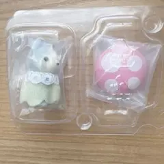 シルバニア 赤ちゃんお花畑のおともだちシリーズ ハスキーの小さい赤ちゃん