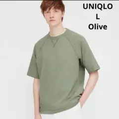 最終値下げ　半袖　UNIQLO L メンズ　オリーブ Tシャツ　トップス
