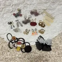 アクセサリー イヤリング ヘアピン ヘアアクセサリー まとめ売り