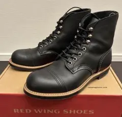数回着用 Red Wing Iron Ranger 8084 ブラック us9 - メルカリ