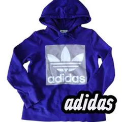 adidas アディダス オリジナルス トレフォイルロゴ パーカー パープル