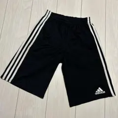 値下げしました！adidas 3本ライン 黒 ハーフパンツ　150