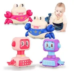 おもちゃ 知育玩具 タコ型 カニ型 ミニカー 1~5歳向け 4個セット