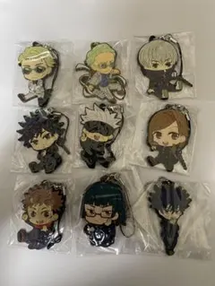 呪術廻戦　ラバーストラップ　9個セット