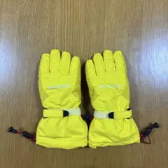 mont-bell イエロー グローブ 1118629 7-9歳