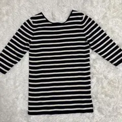 美品 HARDY NOIR ボーダーニット ウォッシャブル