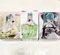 初音ミク ぬーどるストッパー フィギュア　すずらん　白薔薇　カナリア