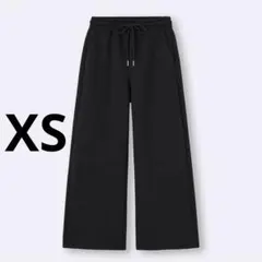 パフスウェットバギーパンツ XS 丈標準 黒