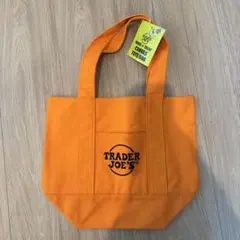 TRADER JOE'S キャンバストートバッグ オレンジ