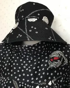 絞りのワンピース　着物らリメイク