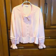 INGEBORG インゲボルグ リボン ブラウス ピンクのサムネイル