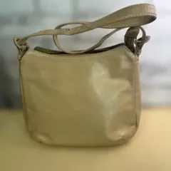 キタムラ ベージュ レザー ショルダーバッグのサムネイル