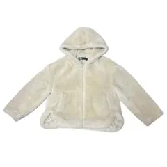 ZARA ザラ　モコモコ　ファー　フード　パーカー　ジャケット　アウター