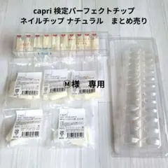 capri 検定パーフェクトチップ ネイルチップ ナチュラル　まとめ売りのサムネイル