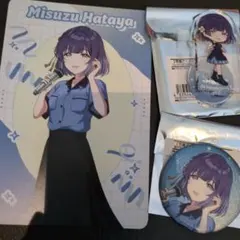 学園アイドルマスター アクリルスタンド 缶バッジ 秦谷美鈴 ラウンドワン