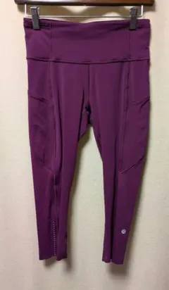ルルレモン パープル ヨガパンツ レギンス サイズ4 - メルカリ