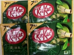 計4袋 ネスレ キットカット 濃い抹茶 7枚入