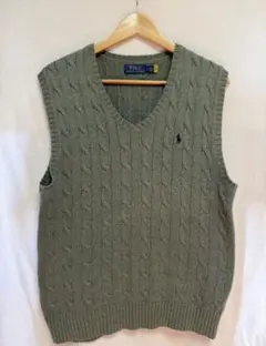 POLO RALPH LAUREN ケーブルニットベスト