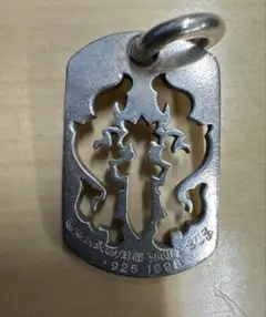 正規品Chrome Hearts 925シルバー ドッグタグ 1998年製のサムネイル
