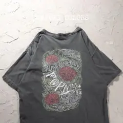 COMFORT COLORS Tシャツ　カレッジ　パーティー記念　花
