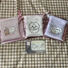 ちいかわベビー　ちいかわ　トレーディングミニ巾着　モモンガ　ステッカー